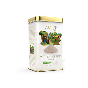 ORGANIC WHITE PEPPER POWDER 250G